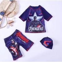ราคา ชุดว่ายน้ำกัปตันอเมริกา 3ชิ้น (22928488074)
