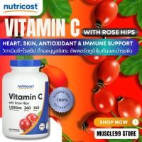 ราคา Nutricost Vitamin C With Rose Hips, 1,000 mg(240 Capsules) วิตามินซี ผสมโรสฮิป (25433685784)
