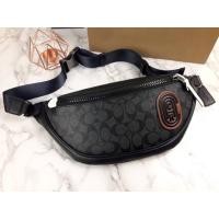 ราคา กระเป๋าคาดอก คาดเอว ใบใหญ่ COACH RIVINGTON BELT BAG IN SIGNATURE CANVAS (12851368019)