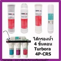 ราคา **** ชุดไส้กรอง Turbora รุ่น 4P-CRS 4 ขั้นตอน Turbora Model 4P-CRS Water Filter Water Purifier ไส้กรองน้ำ เครื่องกรองน้ำ (24318049686)