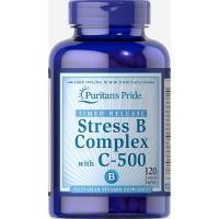 ราคา บำรุงผม บำรุงเล็บ Vitamin B Complex with Vitamin C 500 Puritan's Pride (1516011277)