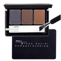 ราคา (1ตลับ) ที่เขียนคิ้ว ฝุ่น มิสทีน 1 ตลับ mistine brow &amp; secret compact eye brow คิ้วตลับ คิ้วฝุ่น EB1 EB2 EB3 (4658194005)