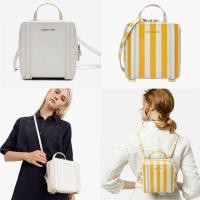ราคา Charles&Keith กระเป๋าสะพายได้2แบบ Square Backpack Outlet (2425709279)