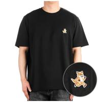 ราคา MAISON Kitsune Men's Speedy Fox Short Sleeve T-shirt (45911393718)