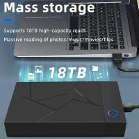ราคา ▣ 3.5 Inch HDD USB 3.0 To SATA Case SSD Enclosure External Solid State Hard Drive Disk Box (29017826580)