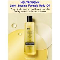 ราคา Neutrogena Light Sesame Formula Body Oil 250ml น้ำมันทาผิวสูตรงา เนื้อบางเบา ซึมซาบเร็ว ให้ผิวนุ่มชุ่มชื้น ไม่เหนียวเหนอะหนะ เหมาะสำหรับทุกสภาพผิว (45704816117)