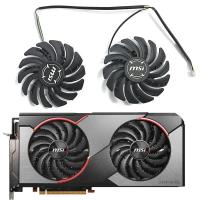 ราคา 85 มม.4 พิน RX 5700 gpu cooler สําหรับ MSI Radeon RX 5700 XT Gaming X RX 5500 XT Mech 8G OC กราฟิกการ์ด RX 5600 กราฟิกการ์ดพัดลม (49459576077)