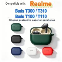 ราคา เคสสําหรับRealme Buds T300 / T310 / T100 / T110 ซิลิโคนกันกระแทกAnti-Scratchหูฟังกรณีฝาครอบป้องกันเต็มรูปแบบเข้ากันได้กับRealme Buds T100 T110 T300 T310 (52212929892)