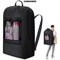ราคา CANVASIX ถุงซักผ้า 120L ทนทานพร้อมสายสะพายไหล่ กระเป๋าเป้ซักผ้าขนาดใหญ่พิเศษ กระเป๋าตาข่าย กระเป๋าเป้สะพายหลังสําหรับหอพักวิทยาลัย Travel Apartment (43480345842)