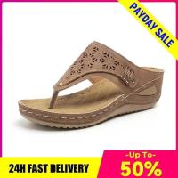 ราคา C Women Casual Arch Thong Sandals Non-Slip Summer Beach Sandals Women Slippers Platform Shoes Beach (43680894649)