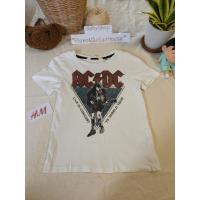 ราคา เสื้อยืดสีขาวแบรนด์ H&M X ACDC ไซส์120 รหัสT8613 ส่งต่อเสื้อผ้าเด็กแบรนด์ญี่ปุ่นมือสอง เสื้อยืดเด็ก (43967745785)