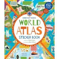 ราคา หนังสืออังกฤษใหม่ BAREFOOT BOOKS WORLD ATLAS STICKER BOOK (24504530728)