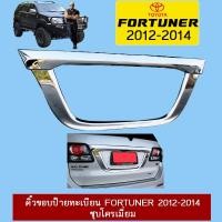ราคา คิ้วขอบป้ายทะเบียน Fortuner 2012-2014 ชุบโครเมี่ยมAo (9539255886)