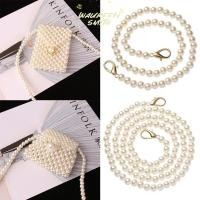 ราคา WAUREEN Pearl Strap 14 ขนาดกระเป๋าสะพายสายรัดเข็มขัดมุก DIY เปลี่ยนกระเป๋า (47103819812)
