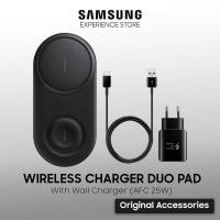 ราคา SAMSUNG Wireless Charger Duo Pad | With Wall Charger (AFC 25W) | แท่นชาร์จไร้สาย (12801264539)