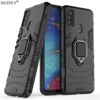 ราคา Samsung M21 - M30s Black Panther Slim Stand Ring Armor Case กันกระแทก (42272704227)