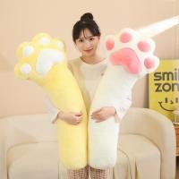 ราคา หมอนกรงเล็บแมวแถบยาวหมอนสาวนอนเตียงคลิปขาของเล่นตุ๊กตาโซฟาหมอนเด็กสไตล์นอนตุ๊กตา (47111640003)