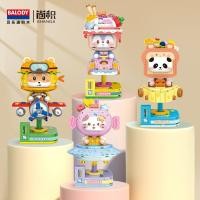 ราคา การ์ตูนต่างๆรูป ถาม สัตว์เลี้ยงโยกรถเข็นอาคารบล็อกของเล่นของขวัญ (25993461934)