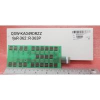 ราคา แผงปุ่มกด/คีย์กด/สวิตซ์กด (ชั้นใน)ไมโครเวฟชาร์ป (MEMBRANE SWITCH(A) QSW-KA049DRZZ รุ่นR-362 :R-363P (25710539739)