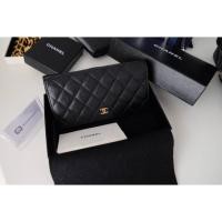 ราคา Chanel bifold caviar black (gold hw) (2416943361)
