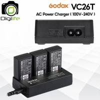 ราคา Godox Charger VC26 For Battery VB26, VB30, WB100, สำหรับ V1, V1Pro, V100, V860III, AD100Pro, MF-R76, etc / Digilife (57503452472)