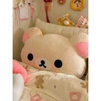 ราคา ของแท้ Rilakkuma หมอนสองด้านเบาะรองนั่ง Nap หมอนหมีตุ๊กตาตุ๊กตาของเล่นตุ๊กตาสาวของขวัญ (52261675393)