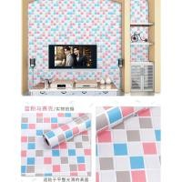 ราคา วอลเปเปอร์ลายกระเบื้องโมเสค Tiddee wallpaper sticker สติกเกอร์ติดผนัง+ติดเฟอร์นิเจอร์ มีกาวในตัว (1332902922)