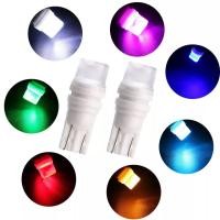 ราคา 1คู่ ไฟหรี่เซรามิค LED T10 ไฟหรี่เซรามิคหัวเหลี่ยม ขั้วT10 ทั้งรถยนต์ และ มอเตอร์ไซค์(陶瓷灯) (22409895674)