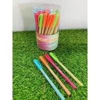ราคา pencom ปากกาหมึกน้ำมันแบบปลอกหมึกสีน้ำเงิน DF05 (10406908602)