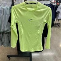 ราคา Wenwen ของแท้ Nike Nike ผู้ชายผู้หญิงสไตล์ใหม่ Quick-Drying Breathable รอบคอกีฬาเสื้อยืดแขนยาว FB7920-360 (26295072752)