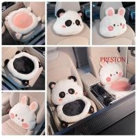 ราคา PRESTON Rabbit Plush เบาะรองนั่งนุ่ม, การ์ตูนแพนด้านุ่มตุ๊กตากระต่ายรองรับเอว, Ergonomic Anti-fatigue การ์ตูนกระต่ายรถ Headrest หมอนรองคอ Four Seasons (57560191876)