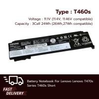 ราคา แบตเตอรี่ โน๊ตบุ๊ค Replacement for Lenovo Thinkpad T460s T470s (61++) 9 cell (9112194804)