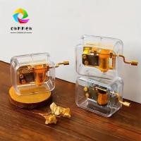 ราคา OWNNEW กล่องดนตรีมือหมุน, กระดิ่งเพลงเคลือบทองพลาสติก, ของขวัญรับปริญญาการเคลื่อนไหวกล่องดนตรีมือสร้างสรรค์ (48163220284)