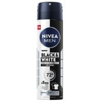 ราคา นีเวียเมนสเปรย์สูตรแบล็คแอนด์ไวท์ 150มล. Nivea for Men Deo Spray Black & White 150ml. [หมายเลขบาร์โค้ด 4005808073870] (56560288278)