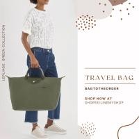 ราคา New!! กระเป๋าเดินทาง LONGCHAMP แท้ Lepliage green collection travel bag (4650022541)