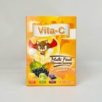 ราคา (24ซอง) Vita-C Multi Fruit Gummy วิตามินซี กัมมี่ ผสมน้ำผลไม้เข้มข้น (47203292244)