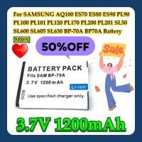 ราคา สําหรับ SAMSUNG AQ100 ES70 ES80 ES90 PL90 PL100 PL101 PL120 PL170 PL200 PL201 SL50 SL600 SL605 SL630 BP-70A BP70A แบตเตอรี่ 8PCS (44131668327)