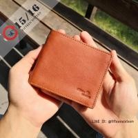 ราคา กระเป๋าสตางค์หนังแท้ ใบสั้น พร้อมส่ง FIFTEEN SIXTEEN รุ่น Vegetable Oil Wallet : CRS-04 (1734620850)