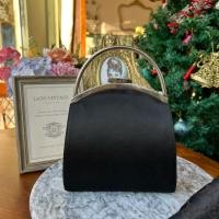 ราคา Gucci satin handbag มือสองของแท้ (55308035914)