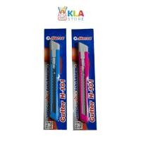 ราคา Horse (ตราม้า) มีดคัตเตอร์ ด้ามพลาสติก สีหวาน รุ่น H-101 (จำนวน1อัน/คละสี) (49312632487)