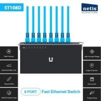 ราคา NETIS ST108D SWITCH HUB 8 PORT FAST ETHERNET SWITCH ต้นฉบับ (40405781229)