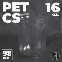 ราคา แก้วพลาสติก FPC PET CS - 16oz. Ø98 พร้อมฝา [50ชุด] (4955675962)