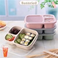 ราคา BANNRIEDSG กล่องอาหารกลางวันฟางข้าวสาลีกล่องเก็บปิกนิกไมโครเวฟที่ทนทาน (50463260767)