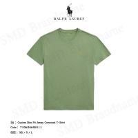 ราคา Polo Ralph Lauren เสื้อยืดคอกลม รุ่น Custom Slim Fit Jersey Crewneck T-Shirt Code: 710624699111 (28867239211)