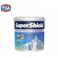 ราคา TOA ซุปเปอร์ชิลด์ สีน้ำภายนอกชนิดเนียน SUPERSHIELD BASE A เนียน สีขาว (ขนาด 9 ลิตร) (24438424452)