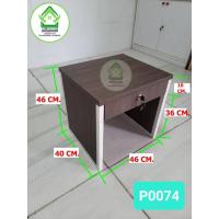 ราคา P0074 โต๊ะหัวเตียง มือสองโมใหม่ เหล็ก+ไม้ งานDIY ทนทาน (22689604418)