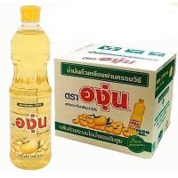 ราคา องุ่น น้ำมันถั่วเหลืองผ่านกรรมวิธี เจ 1 ลิตร/ขวด (ชุดนี้ 12 ขวด) (25913585864)