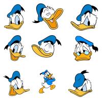ราคา ตัวรีดติดผ้ าDonald duck รวมน้องๆโดนัลดั๊ก เป็ดหมวกฟ้าน่ารักๆ (159) 161set.A DIY Patches (24585449729)