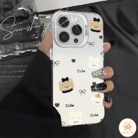 ราคา ส่งจากไทย เคสมือถือ ลายหมี กระต่าย น่ารัก เคสสำหรับไอโฟน11 For iPhone12 13 14 15 16 Pro MAX X XS XR XS 6 7 8Plus SE2020 (26175282335)