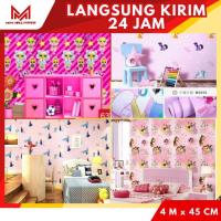 ราคา วอลเปเปอร์ติดผนังห้องเด็กผู้หญิงวอลเปเปอร์ติดผนังสีชมพู [M2M WALLPAPER] Childrens Character Motif สติ๊กเกอร์ติดผนัง Aesthetic Girls Room Wall paper (41432115298)